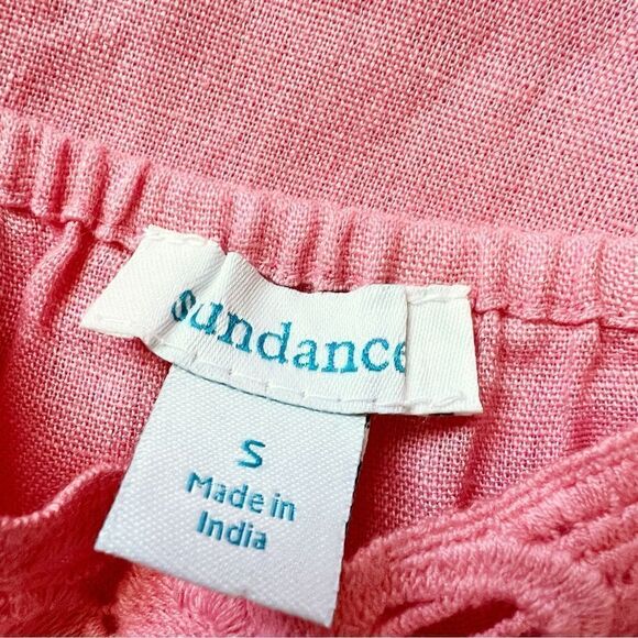 Sundance linen crochet cami top - Picture 2 of 5